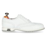 Asti White women's spikeless leather golf shoe
