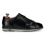 Potenza Black men's spikeless leather golf shoe