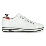 Potenza White men's spikeless leather golf shoe