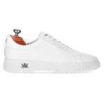 Forli White men's spikeless leather golf shoe