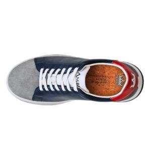 Forli Blue Red and Grey shoes