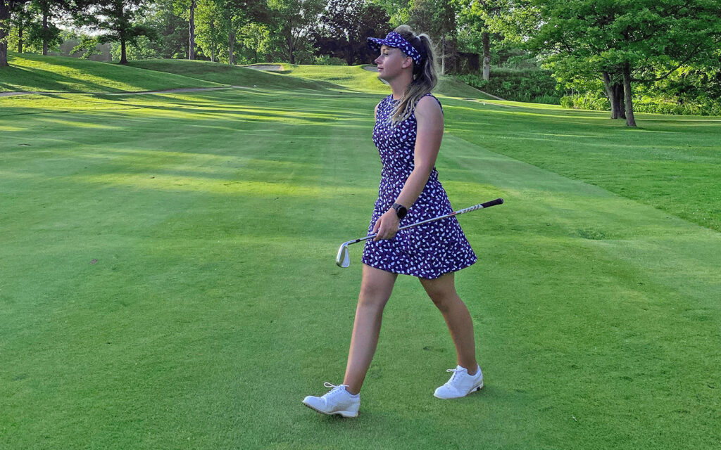 Sadie wearing Lambda Gols Asti shoes