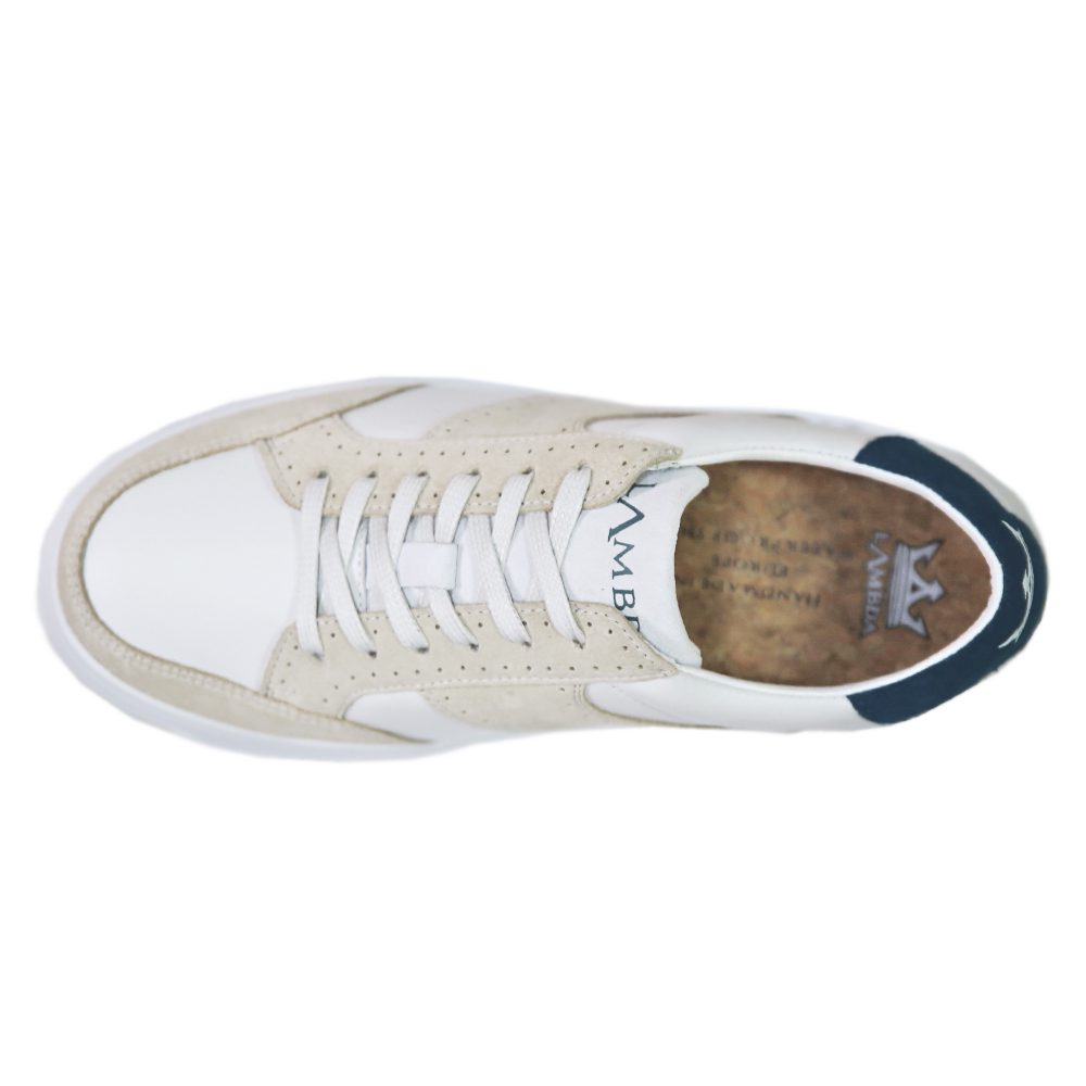 Golfschuh Verona Beige & Grey, Ansicht von oben
