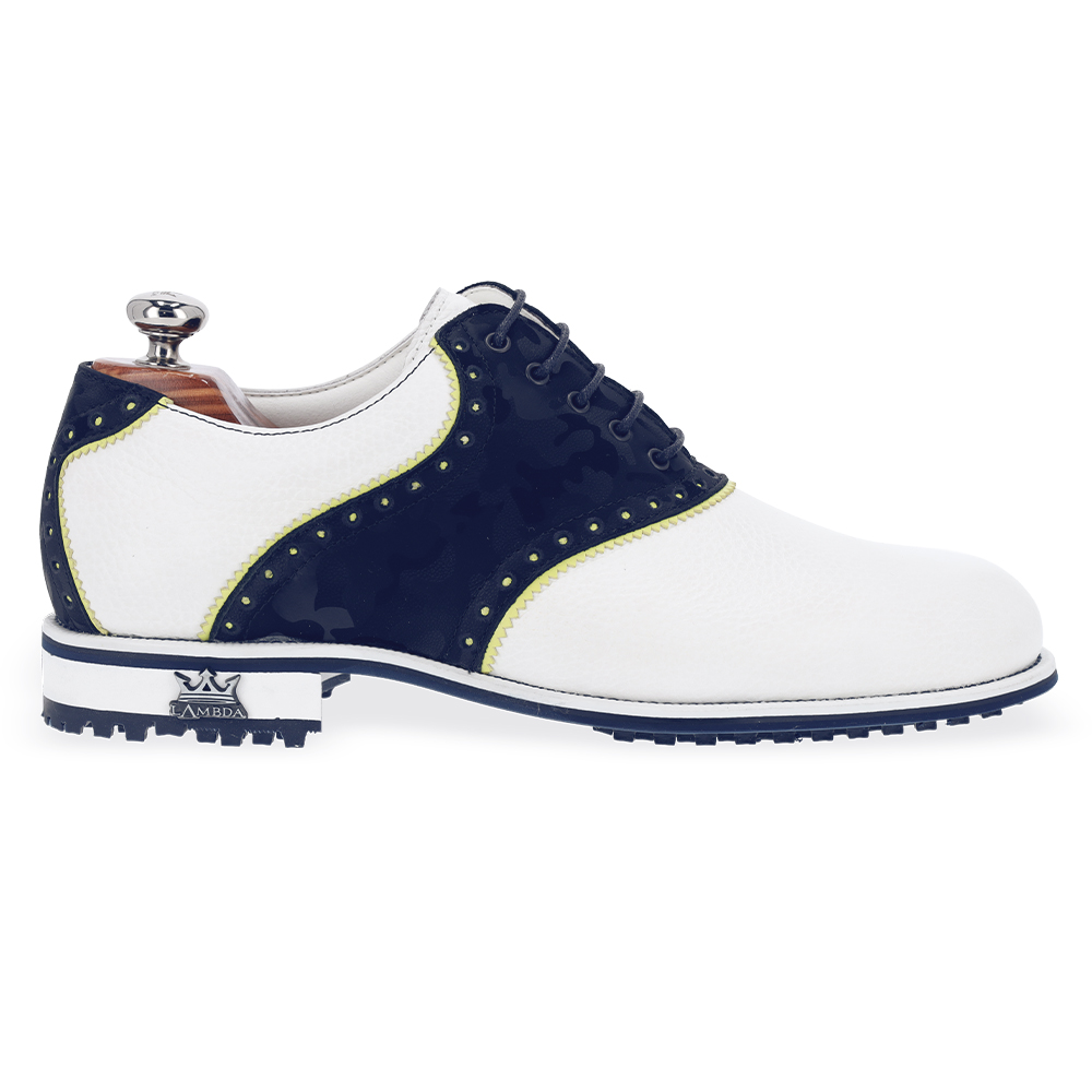 Ferrara White & Blue Camo • Lambda Golf ®