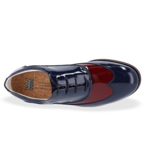 Catania navy bordeaux spiked